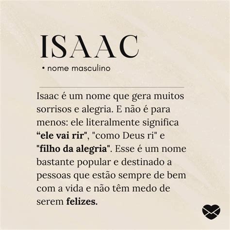 significado do nome isaac - nome de grupo de amigas